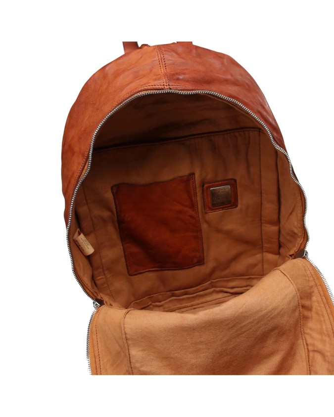  Campomaggi - Zaino donna grande in pelle con tasca esterna