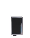  Piquadro - Portacarte di Credito MagSafe in Alluminio e Pelle