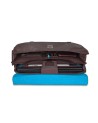 Piquadro - Cartella in pelle a due soffietti porta PC 15" Blue Square