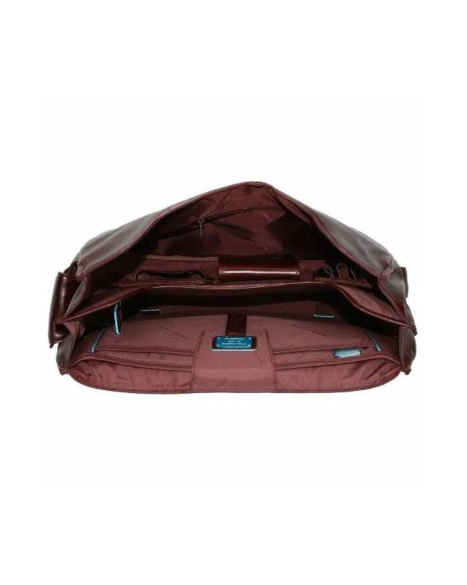 Piquadro - Cartella in pelle a due soffietti porta PC 15" Blue Square