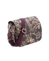  Ynot - Borsa postina con patta in ecopelle Ikebana