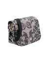  Ynot - Borsa postina con patta in ecopelle Ikebana