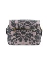  Ynot - Borsa postina con patta in ecopelle Ikebana