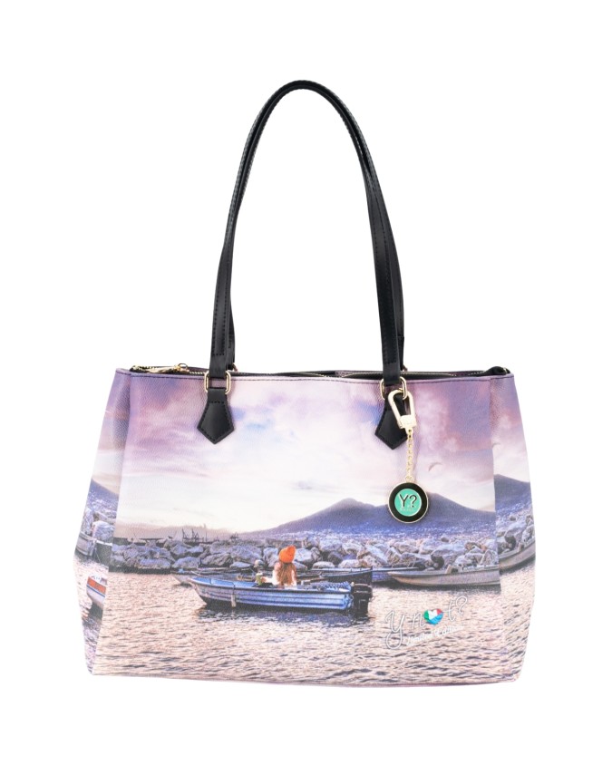  Ynot - Borsa Donna Tote con charm Yesbag