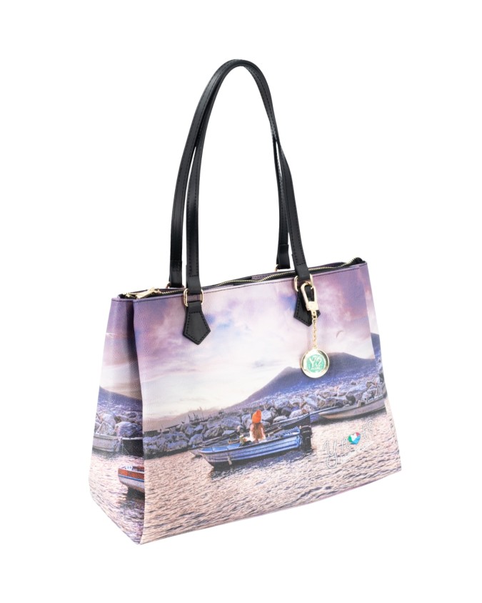  Ynot - Borsa Donna Tote con charm Yesbag