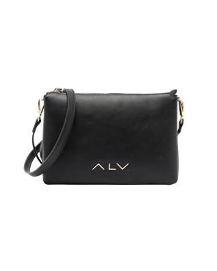  Alv By Alviero Martini - Borsa a tracolla a tre comparti in