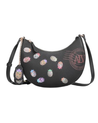Alv By Alviero Martini - Borsa hobo in poliuretano con tracolla Ladybug