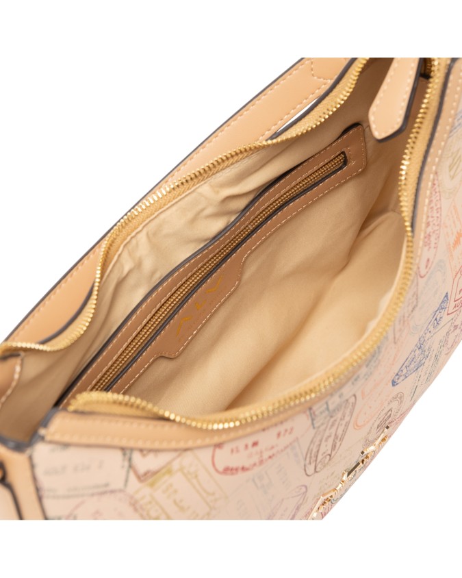  Alv By Alviero Martini - Borsa hobo in poliuretano Passport