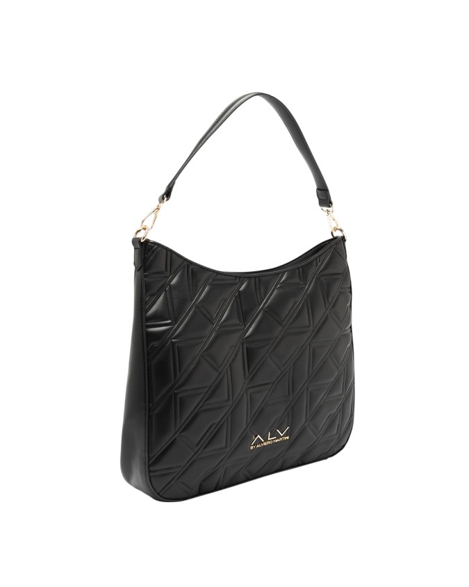  Alv By Alviero Martini - Borsa hobo in poliuretano con manico