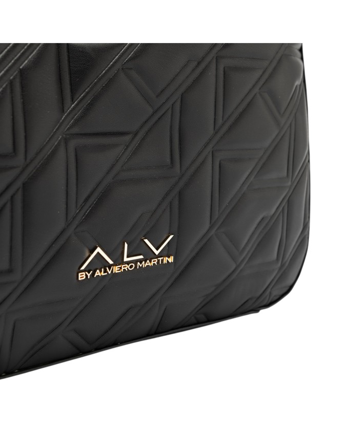  Alv By Alviero Martini - Borsa hobo in poliuretano con manico