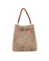 Alv By Alviero Martini - Borsa a secchiello in poliuretano Weave