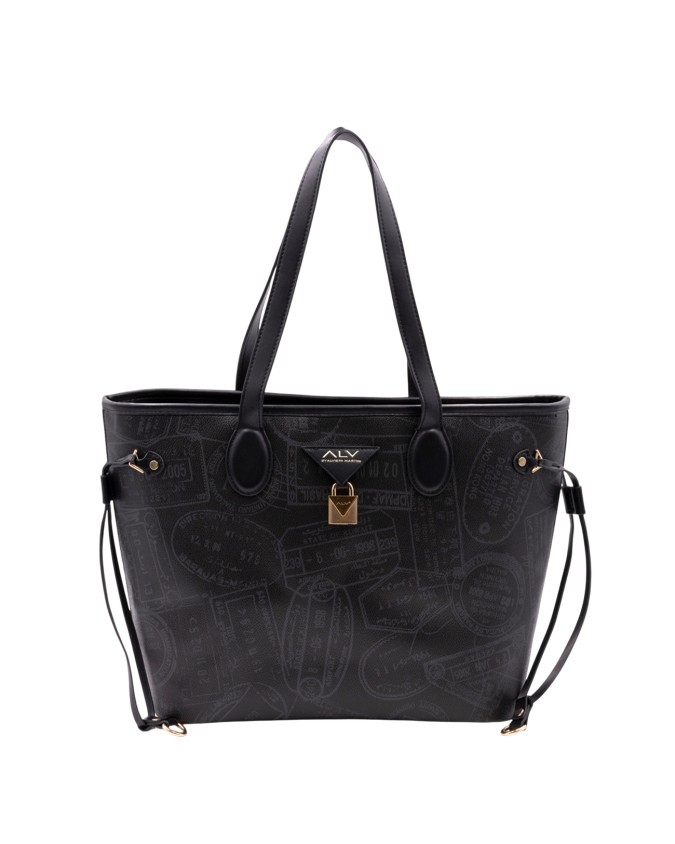  Alv By Alviero Martini - Borsa shopping in poliuretano con