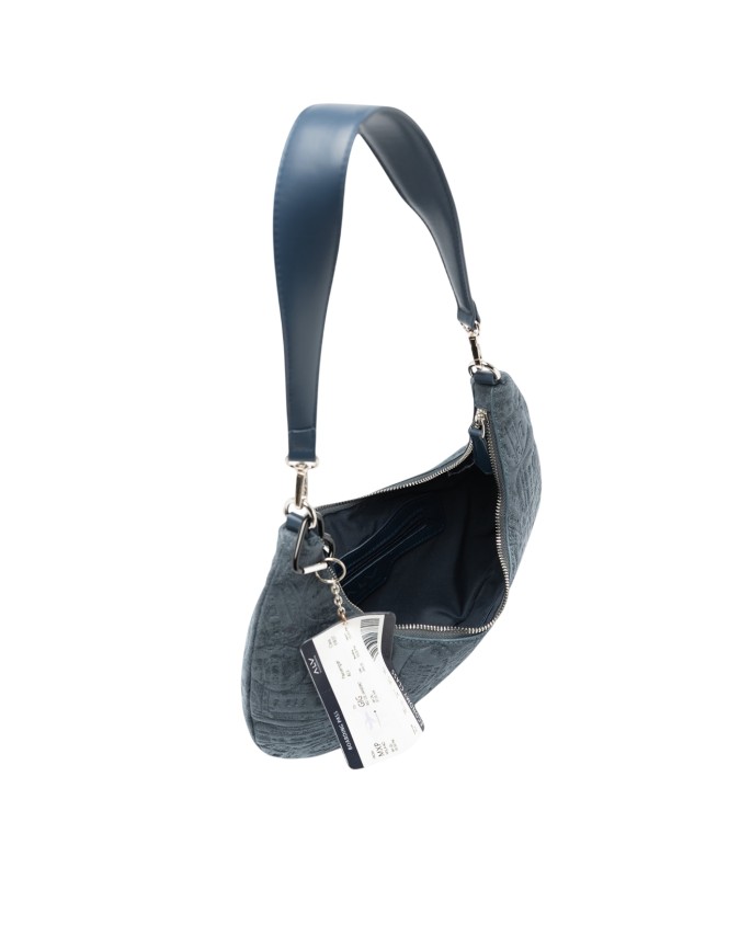  Alv By Alviero Martini - Borsa hobo mezzaluna in poliuretano