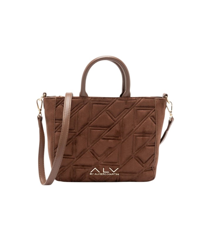  Alv By Alviero Martini - Borsa Tote in poliuretano scamosciato