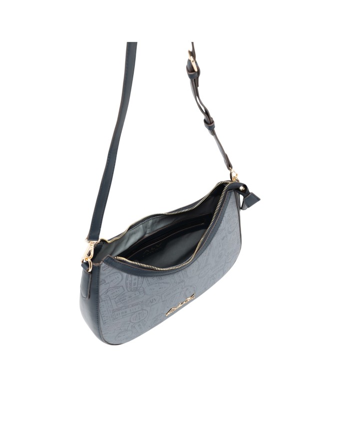 Alv By Alviero Martini - Borsa hobo in poliuretano Passport Classic