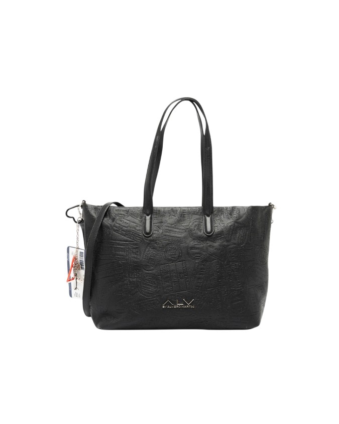  Alv By Alviero Martini – Borsa a spalla shopper in poliuretano