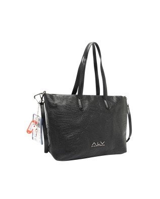  Alv By Alviero Martini – Borsa a spalla shopper in poliuretano 2