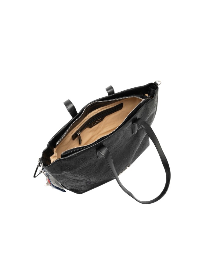  Alv By Alviero Martini – Borsa a spalla shopper in poliuretano
