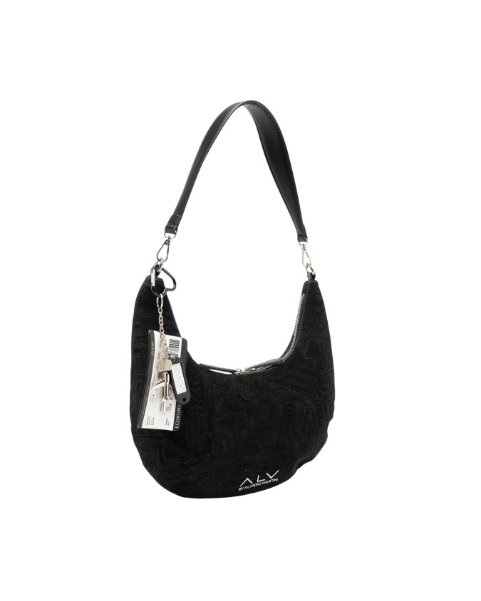  Alv By Alviero Martini - Borsa hobo mezzaluna in poliuretano