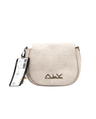 Alv By Alviero Martini – Tracollina in poliuretano scamosciato Alba Suede