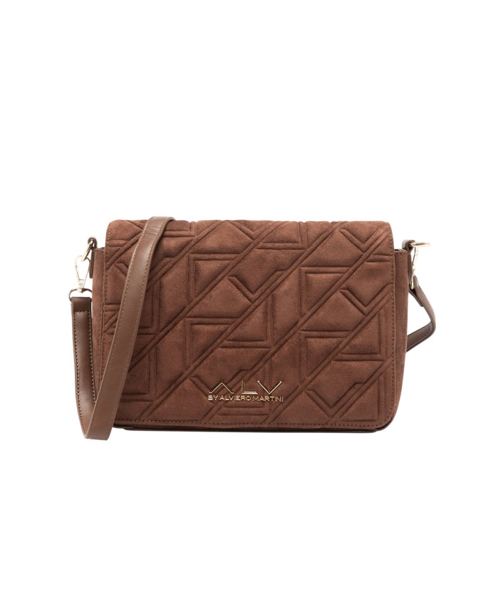  Alv By Alviero Martini – Borsa a tracolla con patta in