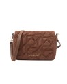 Alv By Alviero Martini – Borsa a tracolla con patta in poliuretano scamosciato Stella Suede