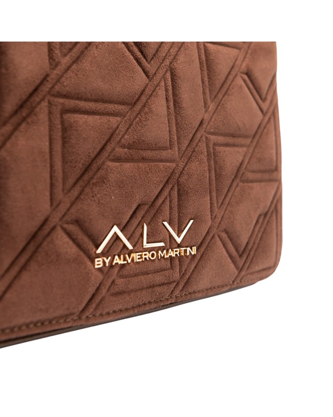  Alv By Alviero Martini – Borsa a tracolla con patta in