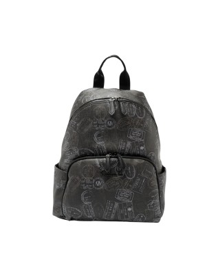 Alv By Alviero Martini – Zaino uomo in poliuretano con tasca frontale Man Collection
