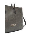 Alv By Alviero Martini – Shopping bag Large in poliuretano Passport Classic