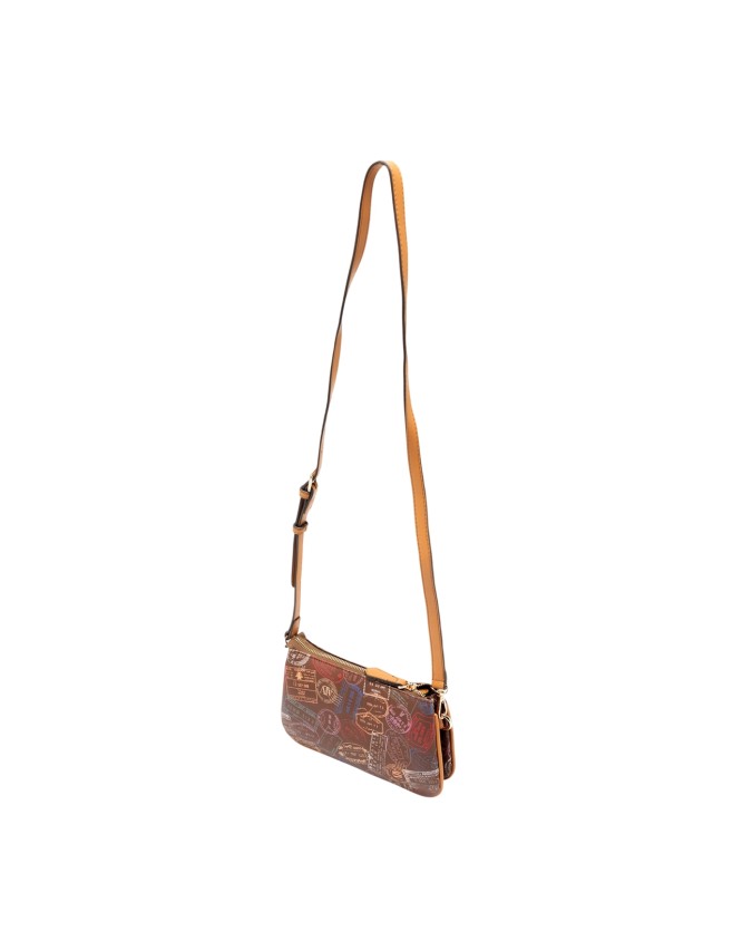 Alv By Alviero Martini - Borsa a spalla a tre scomparti in