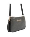  Alv By Alviero Martini - Borsa a spalla a tre scomparti in