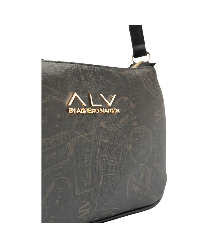  Alv By Alviero Martini - Borsa a spalla a tre scomparti in