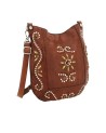  Campomaggi – Borsa a tracolla in pelle con borchiette Nora