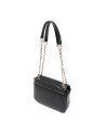Alv By Alviero Martini - Borsa a spalla in poliuretano con manico in metallo Maja