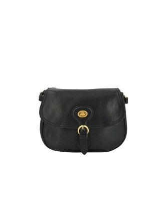 The Bridge - Isadora Leather Shoulder Bag with Buckle -...