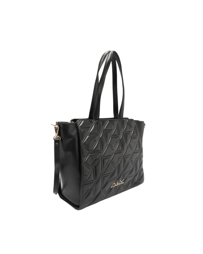 Alv By Alviero Martini – Borsa shopping in poliuretano trapuntato con tracolla Stella