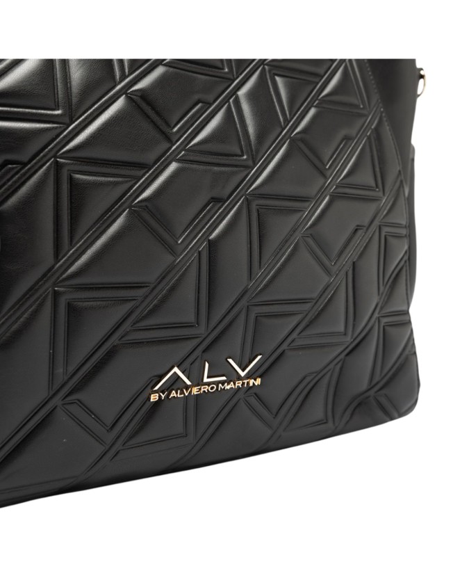 Alv By Alviero Martini – Borsa shopping in poliuretano trapuntato con tracolla Stella