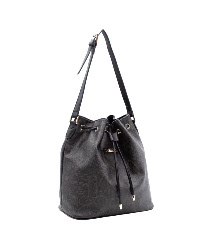  Alv By Alviero Martini - Borsa a secchiello in poliuretano con