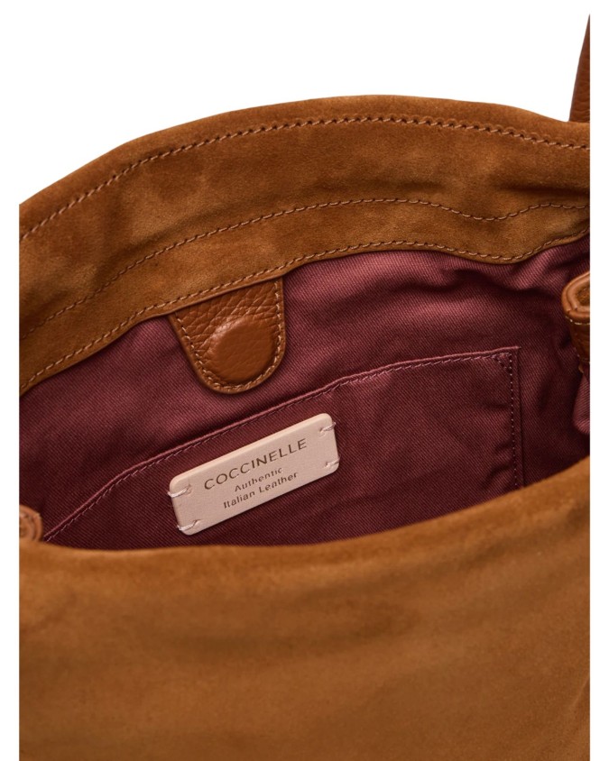  Coccinelle – Borsa a spalla con doppio manico in pelle