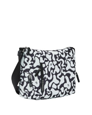Mandarina Duck - Borsa a tracolla in poliestere con tasche esterne Hunter 2