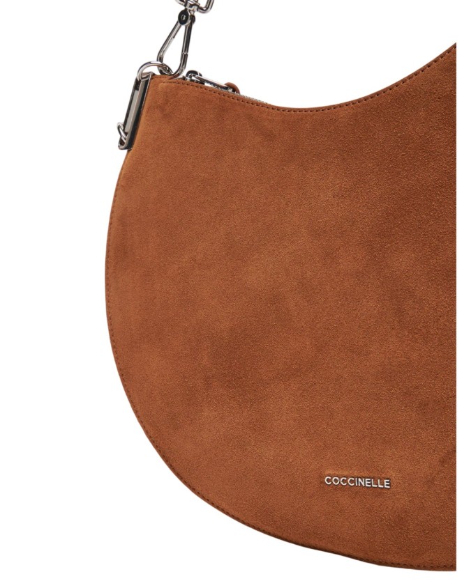 Coccinelle - Borsa a spalla in pelle scamosciata Medium Sunup