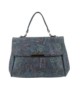 Alv By Alviero Martini - Borsa a mano con patta e tracolla Passport Classic