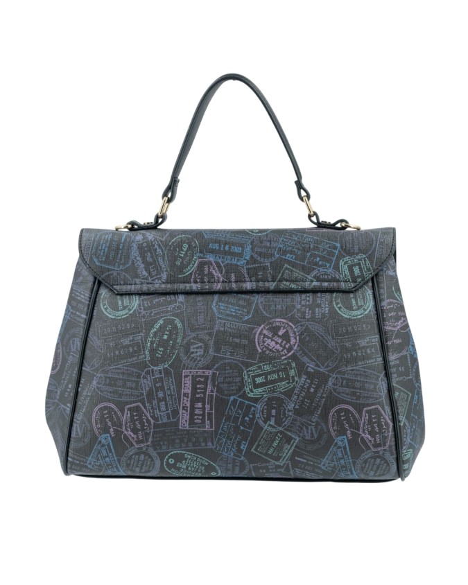  Alv By Alviero Martini - Borsa a mano con patta e tracolla