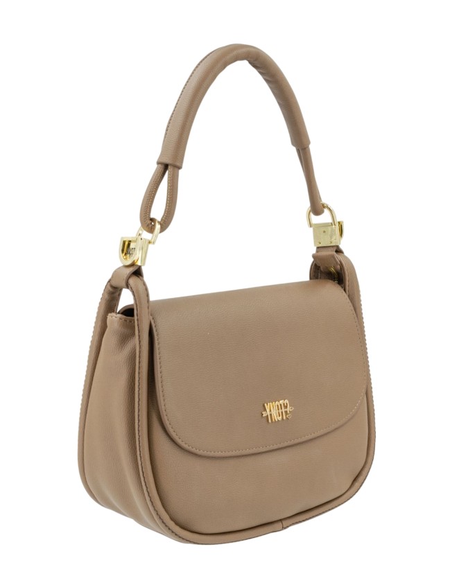 Ynot - Borsa a spalla in simil pelle con patta Fantasy