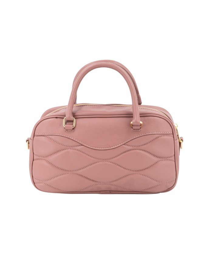 Ynot - Borsa a mano bauletto con tracolla in ecopelle Iride
