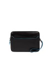  Piquadro - Pochette uomo in pelle con chiusura a impronta