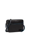  Piquadro - Pochette uomo in pelle con chiusura a impronta