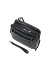  Piquadro - Pochette uomo in pelle con chiusura a impronta