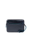  Piquadro - Pochette uomo in pelle con chiusura a impronta