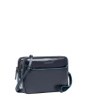  Piquadro - Pochette uomo in pelle con chiusura a impronta